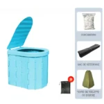 Faltbare Campingtoilette: für Abenteuer in der freien Natur