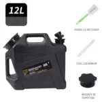 12-Liter-Wassertank/-kanister mit Wasserhahn – tragbarer Campingeimer