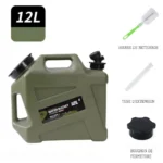 12-Liter-Wassertank/-kanister mit Wasserhahn – tragbarer Campingeimer